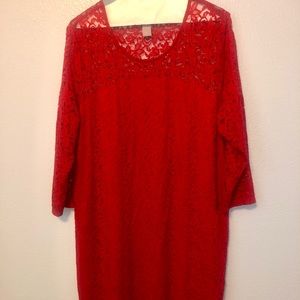 H&M Red Dress XXL great condition. Never worn.